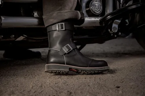 Miniatura 5 de Harley-Davidson D96241 - Botas de motocicleta para hombre, color negro