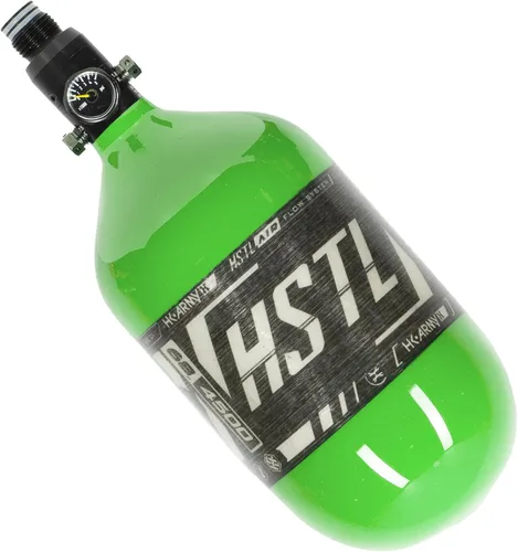 HK Army 68ci 4500psi - Tanque de paintball HPA de fibra de carbono HSTL Verde neón