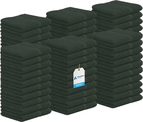 Miniatura 14 de Avalon Towels Toallitas de Algodón – (Paquete de 60) Tamaño 12x12 Pulgadas, 100% Algodón Hilado en Anillo, Toallitas Faciales Suaves y Absorbentes