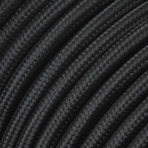 Miniatura 2 de HESSION - Cable redondo 18/2 de 32,8 pies de longitud recubierto con rayón, antiguo cable eléctrico industrial con recubrimiento de tela, antiguo