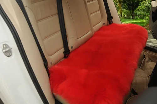 Miniatura 14 de Calor Invernal: Funda Universal de Asiento de Piel de Oveja - Lana Natural, para Autos, Camiones, SUV y Furgonetas - Acompañante de Conducción