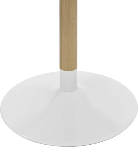 Miniatura 5 de Modway Whirl - Mesa redonda moderna y contemporánea para cocina y comedor de 40 pulgadas, color blanco
