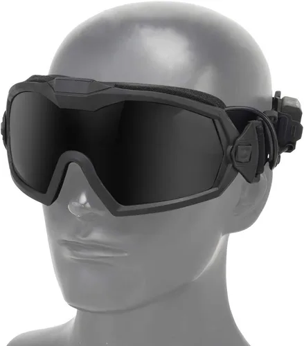 Miniatura 3 de H World Shopping Gafas de Airsoft antivaho con ventilador y lente intercambiable para disparos militares, gafas de seguridad y gafas