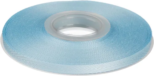 Miniatura 10 de Cinta de sarga de espiga con mango suave, ideal para envolver regalos, costura artesanal, 1/4 pulgadas x 25 yardas, color azul antiguo