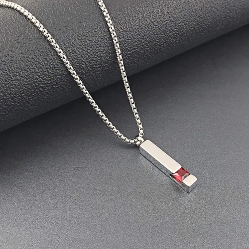 Miniatura 34 de YOUFENG collar con urna para cenizas, cubos de piedras natales, urna para cenizas humanas, collar de urna de cremación, relicario, recuerdo
