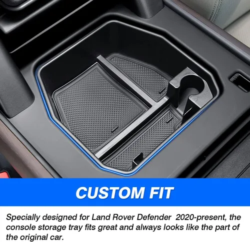 Miniatura 4 de Karltys Organizador de consola central para Land Rover Defender 90 110 130 2020-2025 2026 (no para versión de refrigerador), accesorios Defender