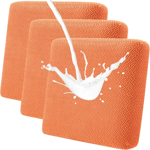 Fuloon Fundas impermeables para cojines de sofá, fundas elásticas para asientos de sofá, protector de muebles lavable sólido adecuado para sillón,