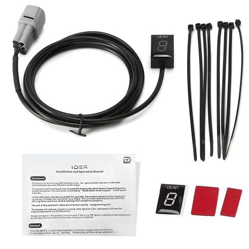 Miniatura 5 de Pantalla led roja con función plug & play con indicador de motor, impermeable, para Suzuki., Azul
