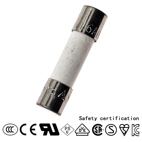 Miniatura 2 de 10 fusibles de cerámica T1.6AH250V golpe lento 5x20mm/0.197"x0.787" 1.6AMP 250V (T1.6A)