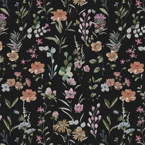 Miniatura 13 de Papel tapiz para despegar y pegar, papel tapiz floral bohemio de 17.5 x 78.7 pulgadas para dormitorio y baño, fácil de despegar, apto para inquilinos