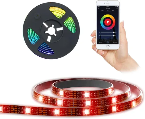 Miniatura 8 de XTREME Paquete de 2 luces LED multicolor Monster de 6.5 pies, aplicación inteligente, ajustes personalizables, fácil montaje