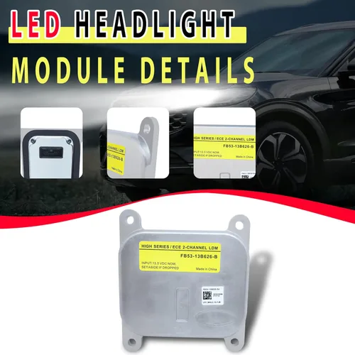 Miniatura 4 de Módulo de Faro LED de Reemplazo para FB53-13B626-B: Módulo de Faro 2016 2017 2018 2019 Ford Explorer - Módulo de Faro LED de Reemplazo