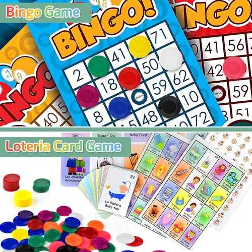 Miniatura 6 de Coopay 250 fichas de póquer de plástico de 1.5 pulgadas, 10 colores, fichas de juego de cartas de póquer, contadores de aprendizaje a granel, discos
