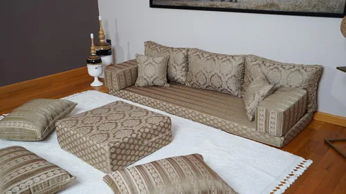Miniatura 4 de arabicsofa Sofá de asiento de piso árabe - Sofá modular hecho a mano con sofás otomanos
