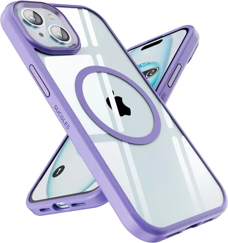 Miniatura 22 de SUCGLES Funda para iPhone 13 Pro Max con MagSafe, imán ultra fuerte N56, protección contra caídas de 12 pies, antiamarilleo, funda magnética