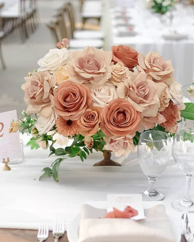 Miniatura 7 de FACINOC Rosas Flores Artificiales Ramo Combo Caja Set para Bricolaje Centros de Mesa de Boda para Mesa Nupcial Baby Shower Fiesta Decoraciones