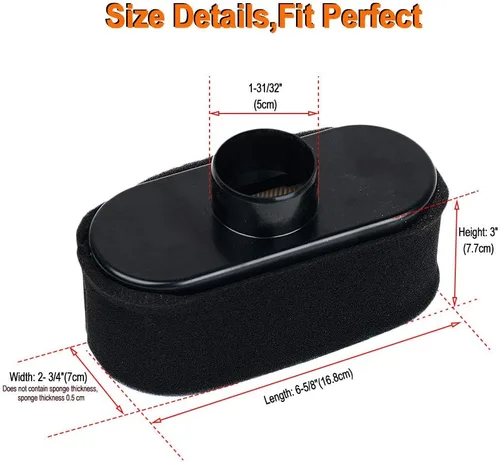 Miniatura 5 de HIFROM Filtro de aceite de combustible con filtro de aire compatible con Kawasaki FR651V FR691V FR730V FS481V FS541V FS600V FS651V FS691V FS730V