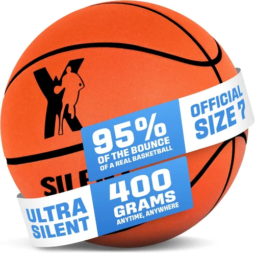 Miniatura 12 de YGA Silent Basketball Size 7 (29.5"): Grooved Airless Indoor Basketball with Upgraded 95% Bounce - Ultra Quiet Basketball for Dribbling Indoor