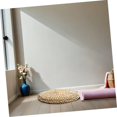 Miniatura 5 de UPKOCH Cojín redondo de tejido de paja hecho a mano tatami para yoga, meditación, relleno, cómoda almohada de piso para sala de estar, uso