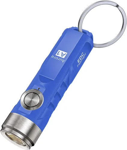 RovyVon Aurora A1 G4 - Linterna recargable USB C pequeña y brillante con llavero, linterna mini de 650 lúmenes de alto brillo para uso diario con