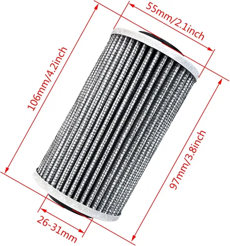 Miniatura 3 de 420956744 Filtro de aceite de repuesto para Sea-Doo BRP 130hp 300hp compatible con Seadoo GTX300, GTR230, RXT230, RXT300, GTX155, GTX230, GTX300
