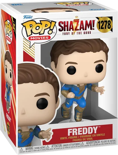 Funko Pop! Movies: Shazam 2 - Freddy - Figura de vinilo coleccionable - Idea de regalo - Producto oficial - para niños y adultos - Fans de películas