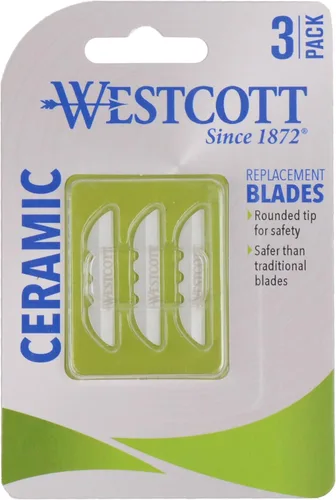 Miniatura 2 de Westcott Cuchillas de repuesto de cerámica, paquete de 3