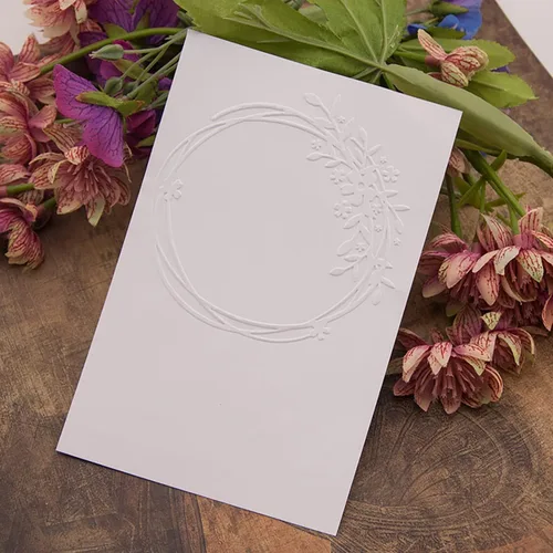 Miniatura 4 de Qoiseys Carpetas de plástico con corona para hacer tarjetas, máquina de gofrado, plantilla de papel, plantilla de grabación en relieve