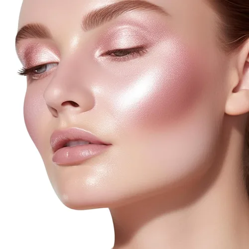 Miniatura 5 de Rubor en barra de maquillaje multiusos – Rubor en crema e iluminador brillante, natural, no graso e impermeable, para mejillas, rostro y belleza