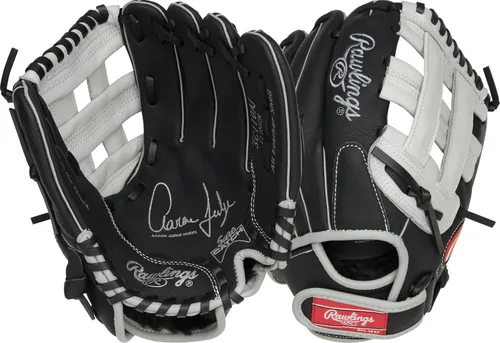Miniatura 18 de Rawlings Guante de béisbol y sóftbol Sure Catch Modelos de T-Ball, para jóvenes y adultos recreativos Múltiples tallas y estilos