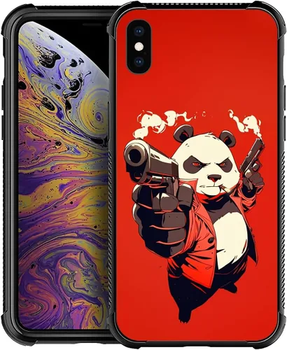 Miniatura 63 de CARLOCA Funda para iPhone XR, diseño de jirafa de cristal, ultra protección, a prueba de golpes, silicona suave TPU antideslizante para iPhone XR