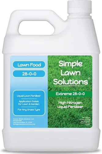 Miniatura 11 de Maximum Green & Growth Fertilizante de alto nitrógeno 28-0-0 para césped líquido en aerosol para primavera y verano, cualquier tipo de hierba