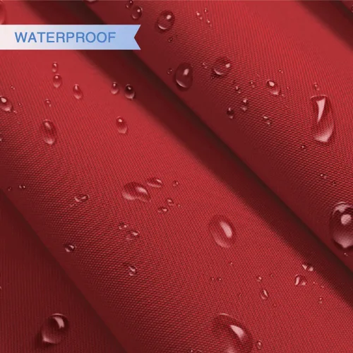 Miniatura 3 de E&K Sunrise - Toldo impermeable de 10 x 13 pies, color rojo, rectangular, con bloqueo UV, duradero, perfecto para toldo, jardín al aire libre