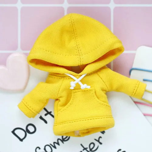 Miniatura 5 de Ropa de muñeca deportiva con capucha para Ob11, GSC, YMY, BODY9, Molly, 1/12 BJD accesorios de juguetes para muñecas (blanco)