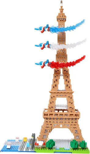 Miniatura 4 de nanoblock - World Famous - Edición de lujo de la Torre Eiffel, kit de construcción avanzado de la serie Hobby