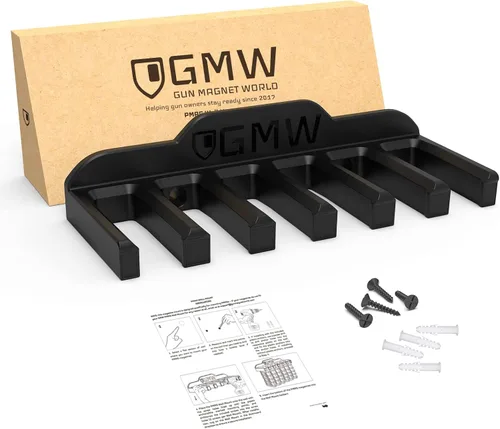 Miniatura 6 de GMW PMAG - Soporte para cargador magnético AR, soporte de pared AR para montaje en pared, seguro para armas, almacenamiento AR Mag y accesorios