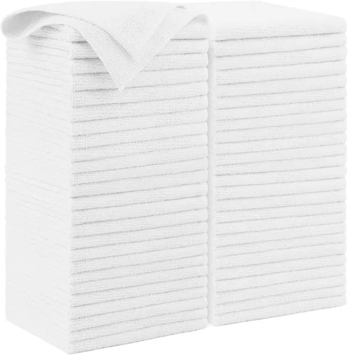 Miniatura 25 de AIDEA Paño de Limpieza de Microfibra Negro 10PK, Toallas de Microfibra para Autos, Paños de Lavado Premium, Paños para Limpiar Polvo Libres