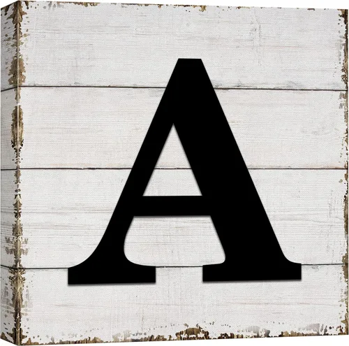 Miniatura 57 de wall26 Lienzo decorativo para pared, letras inglesas, fondo de madera, decoración de pared para el hogar, dormitorio, sala de estar, cuadros