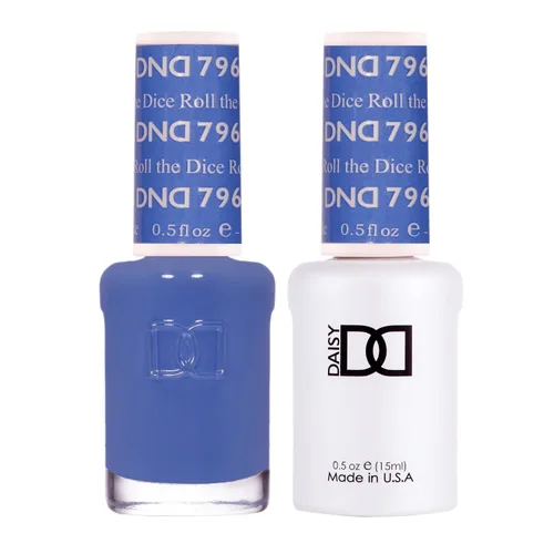 Miniatura 13 de Juego de esmalte de uñas de gel DND, Colección Azul, esmalte de gel UV/LED y laca de uñas de secado al aire, dúo de esmalte sin astillas a juego