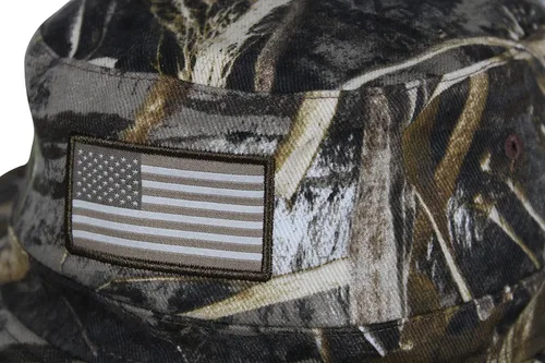 Miniatura 4 de Paramount Outdoors Bayou American Flag Boonie Hat American Fit Design Floats