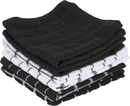 Miniatura 23 de Ritz Juego de paños de cocina a cuadros: altamente absorbente y súper suave - 100% algodón, paños de limpieza de cocina duraderos para limpiar mesas