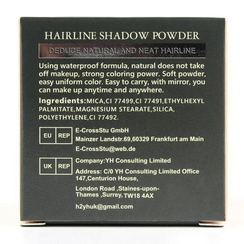 Miniatura 6 de Polvo de línea capilar instantáneo en polvo para sombra de línea capilar, cobertura de cabello gris, toque de cabello en polvo para cabello fino 3