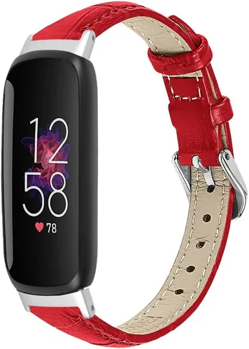 Miniatura 4 de Band Compatible with Fitbit Inspire 3 Bands Replacement Genuine Leather Wristband Quick Release Straps Watch Bands for Fitbit Inspire 3 Smartwatch