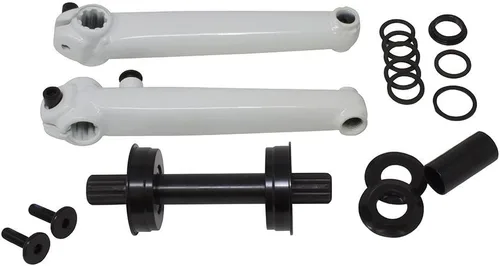 Miniatura 2 de Fenix Bicicleta Chromoly Crank Set Acero 6.890 in American Sealed Bottom Bracket 8 Splines