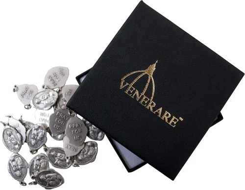 Miniatura 2 de Medalla a Granel Lote de 20 Colgante de Santo de Metal (San Verónica), Metal