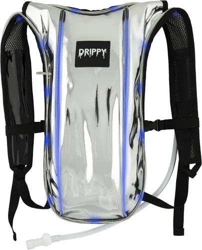 Miniatura 9 de LED Hydropack Rave Hydration Backpack – Festival, Hiking, & Running for Women & Men - 2 Liter Leakproof Bladder – Anti-Theft Pockets - Rave