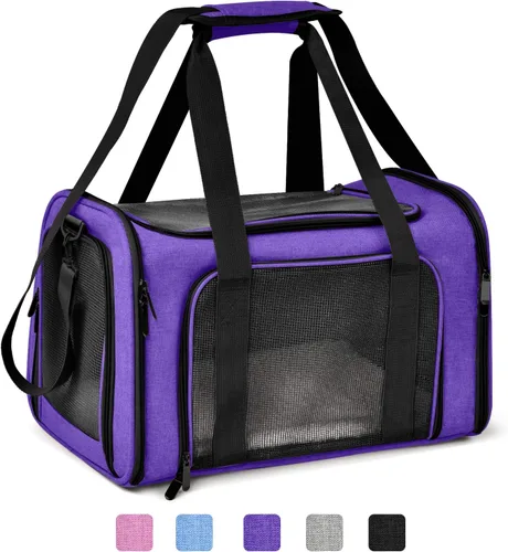 Miniatura 14 de Transportador Henkelion para Gatos y Perros Portador de Mascotas para Gatos / Perros Pequeños / Medianos Cachorros (Hasta 15lbs), Portador de Perros