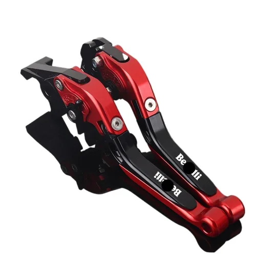 Miniatura 9 de NIKKHO Palanca de embrague de freno TRK502 motocicleta CNC ajustable extensible manillar palanca de embrague de freno plegable para Be&Nelli Jinpeng