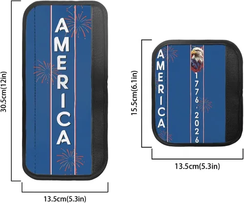 Miniatura 6 de 250 Years of America - Juego de 4 fundas decorativas para manijas de nevera, antideslizantes, hechas a mano, guantes para electrodomésticos