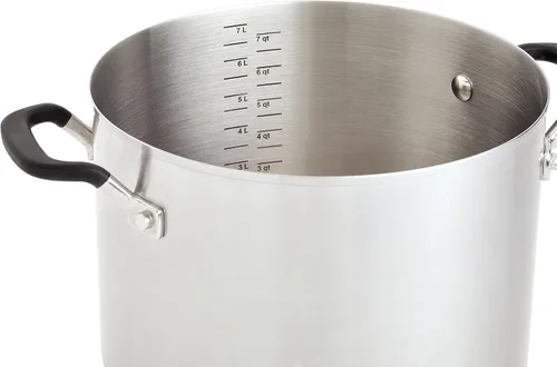 Miniatura 6 de KitchenAid 71022 Olla de Acero Inoxidable con Marcas de Medición y Tapa, 8 Cuartos - Acero Inoxidable Cepillado